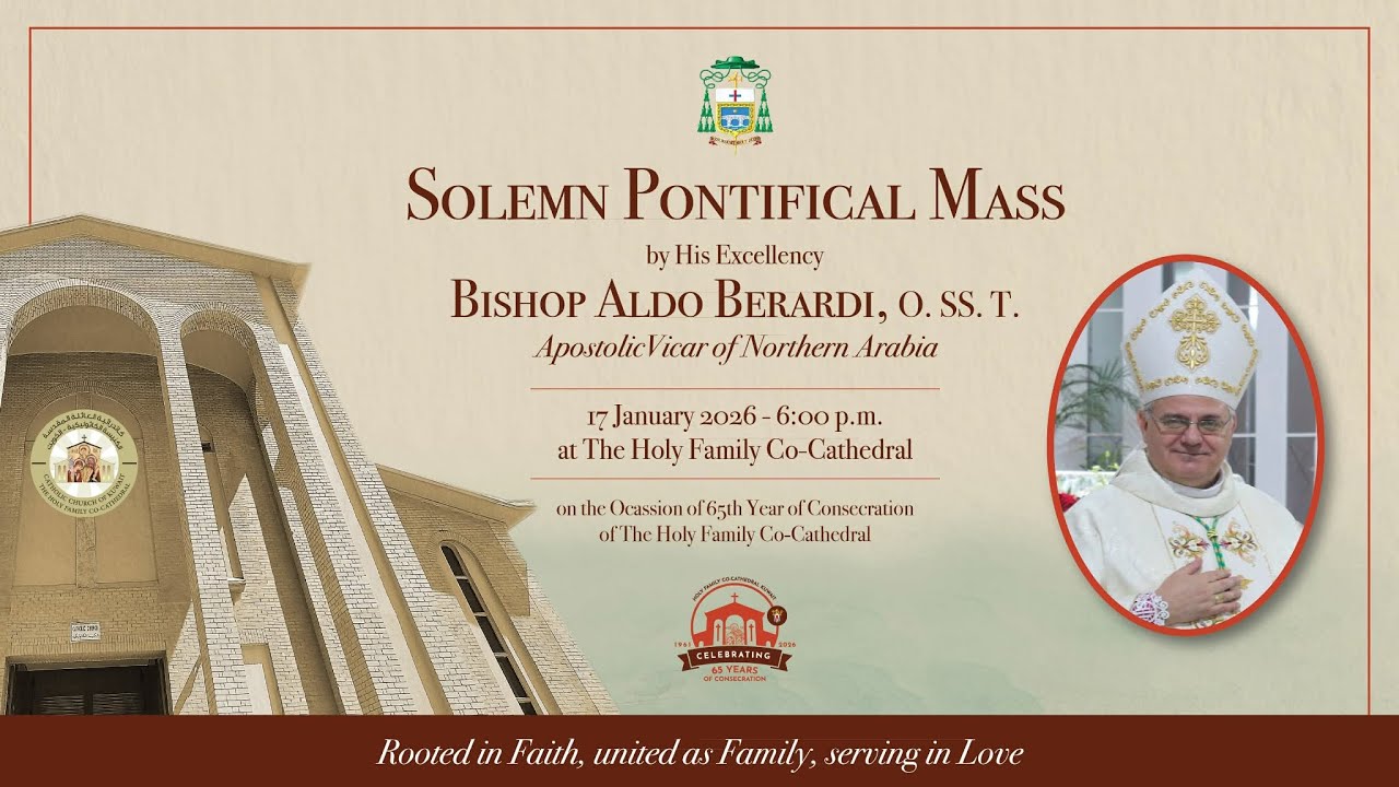 IN THE 65TH YEARS OF CONSECREATION OF THE HOLY FAMILY CO-CATHEDRAL.