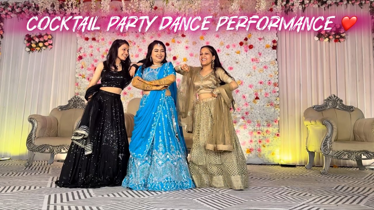 COCKTAIL PARTY mein Jamkar dance kiya 😍 | GARHWAL ❤ KUMAON | Riya Dhapa ❤ Neeraj Oli