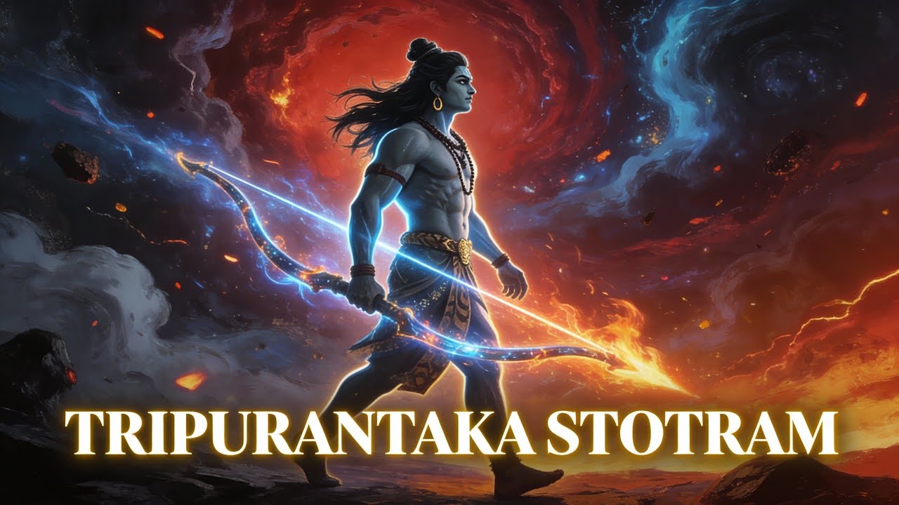 TRIPURANTAKA STOTRAM | Powerful Shiva Stotram for Victory & Protection