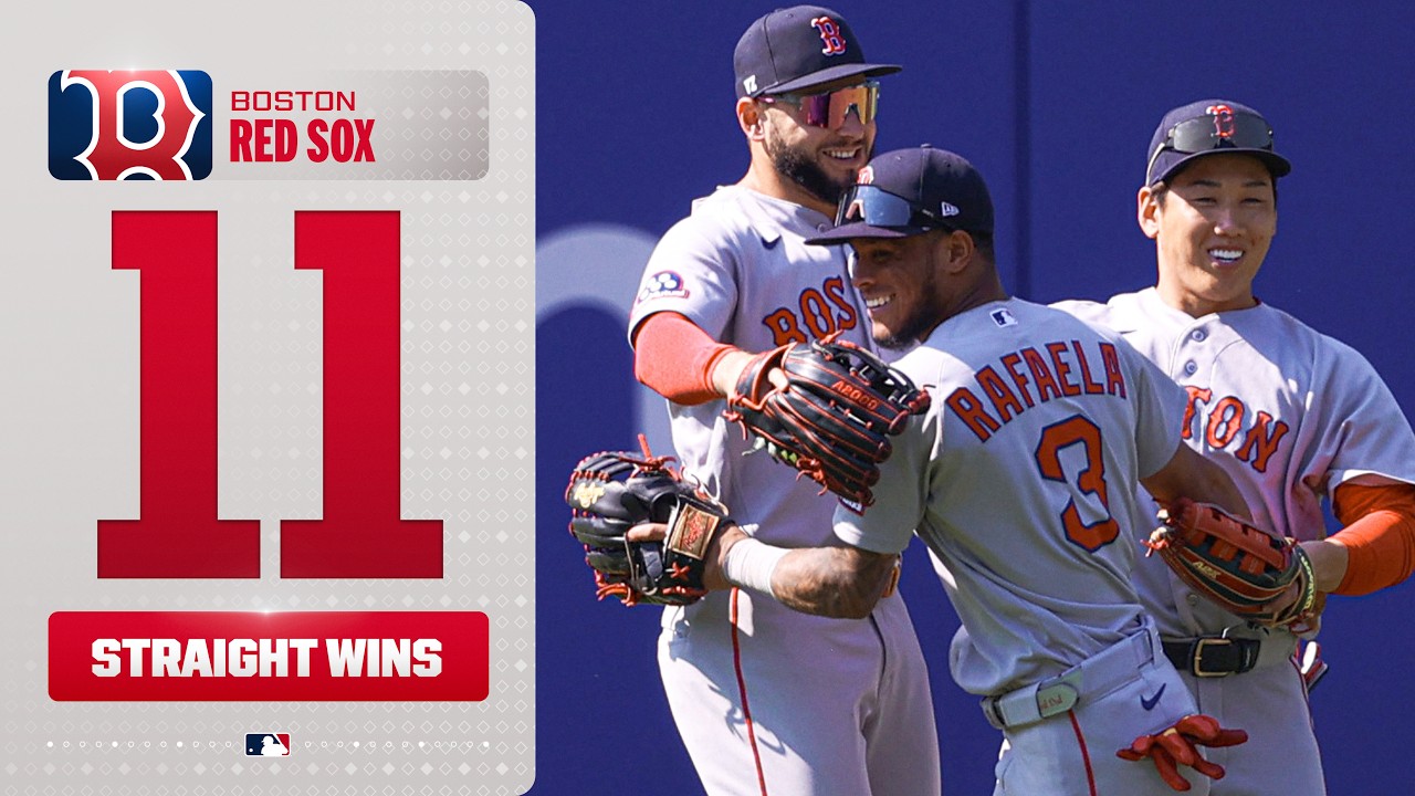 11 STRAIGHT WINS 🤩 The BEST moments from the Red Sox INCREDIBLE streak! | MLB Highlights