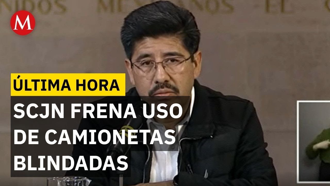 SCJN devolverá o reasignará camionetas blindadas tras críticas públicas