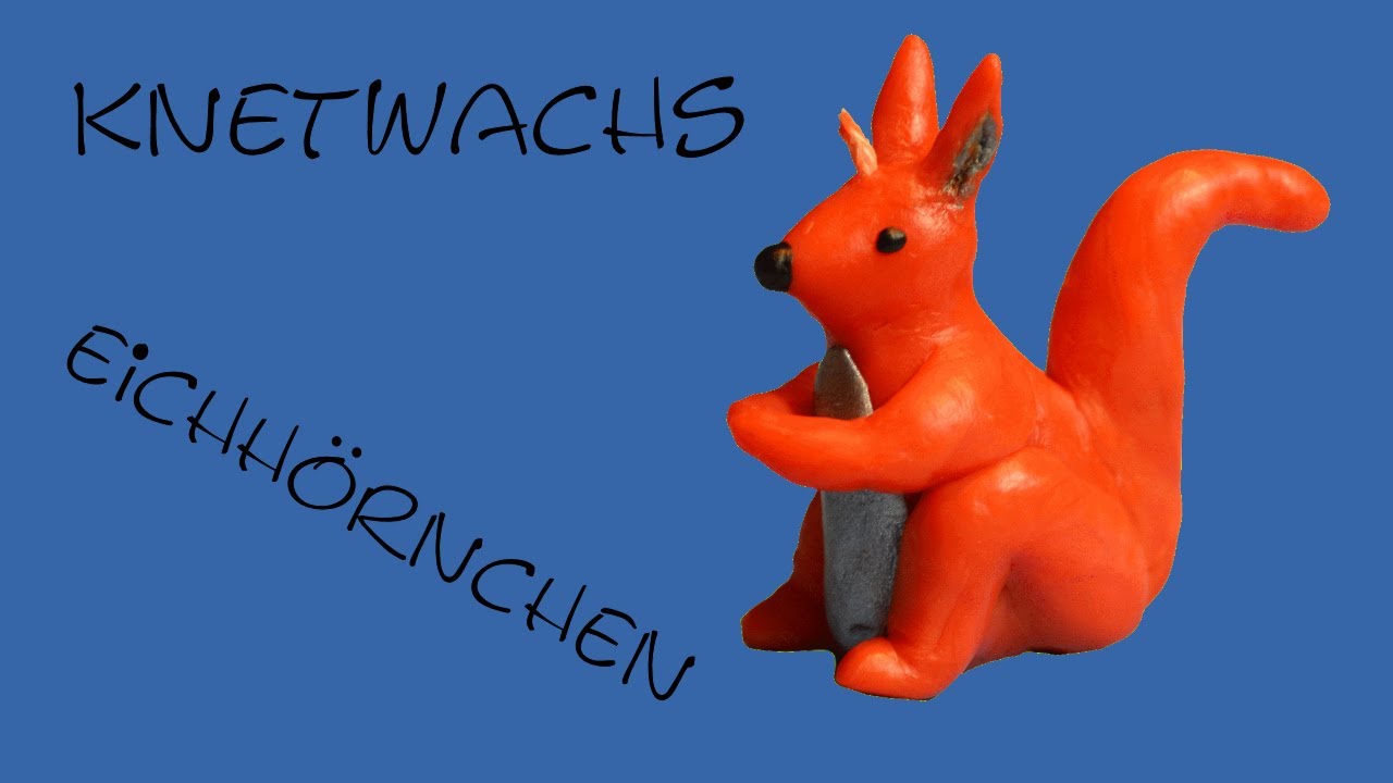 Knetwachs - Eichhörnchen