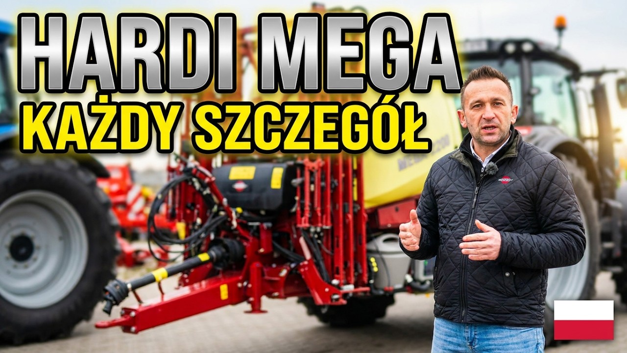 Każdy szczegół omówiony 🧐 opryskiwacz Hardi Mega