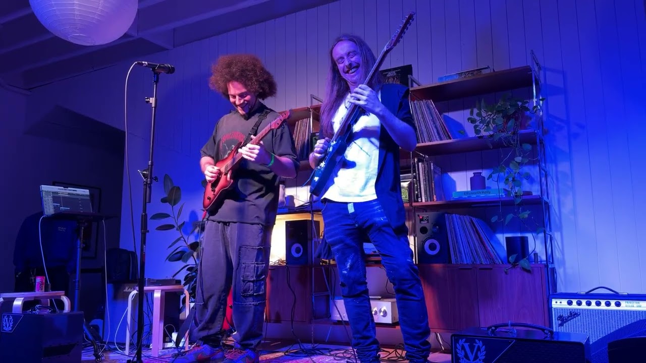 Rabea and Jack at Orangewood Guitars
