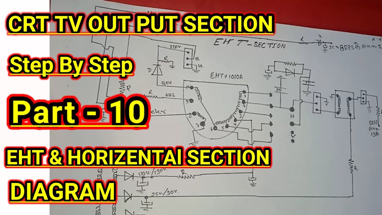CRT Tv EHT Section Diagram || How To Check Eht Section || Eht Section Kaise Chek Kare || Part # 10