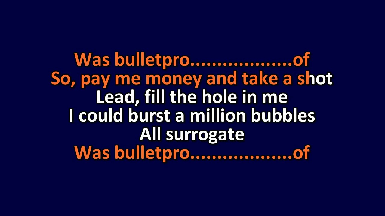 Radiohead - Bullet Proof... I Wish I Was - Karaoke Instrumental Lyrics - ObsKure