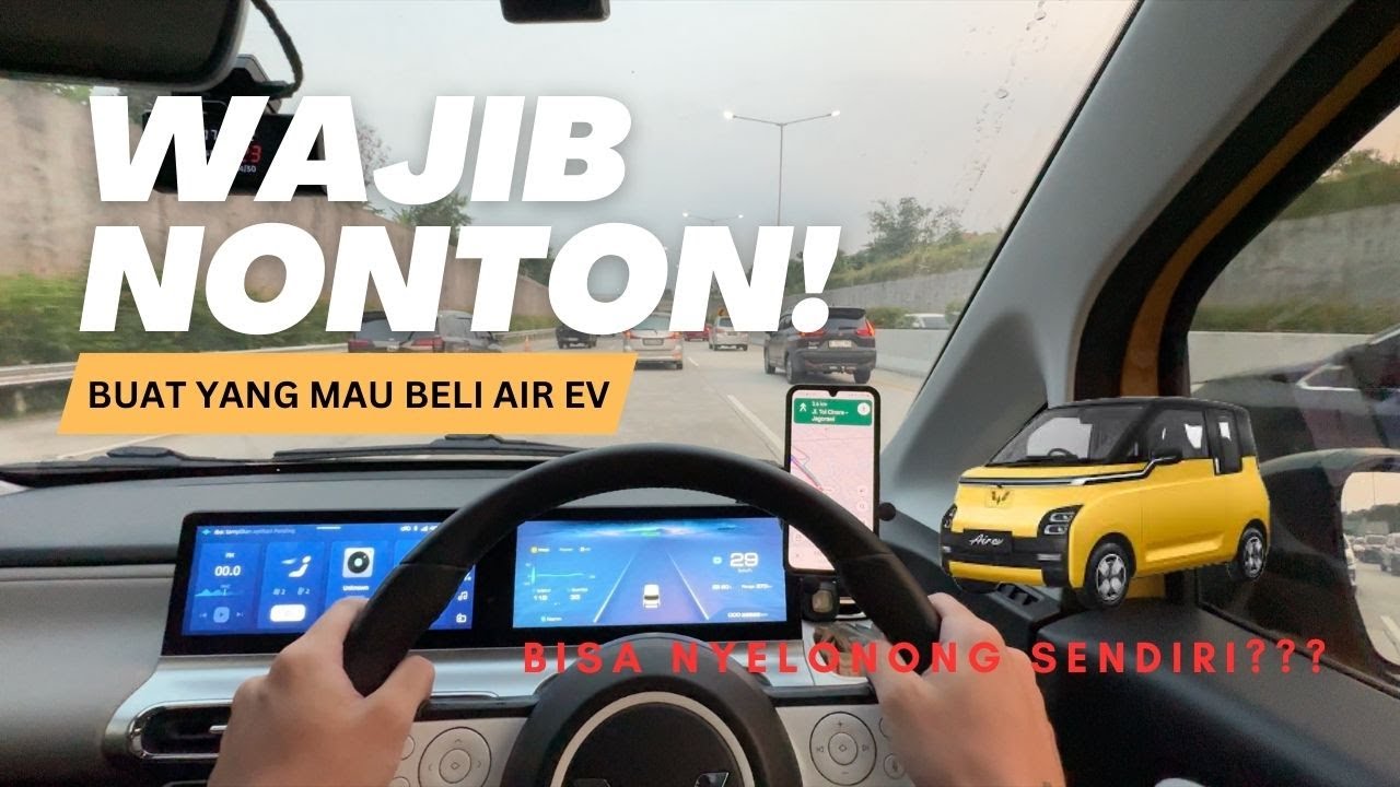 TES NANJAK WULING AIR EV KE PUNCAK BOGOR, HATI-HATI NYELONONG | MOBIL LISTRIK LEBIH IRIT PAS MACET?