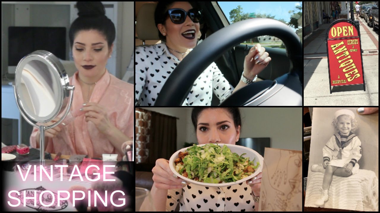 Un d&iacute;a Conmigo|Vintage Shopping, Chipotle, Mascarilla Night!-Karla Marie