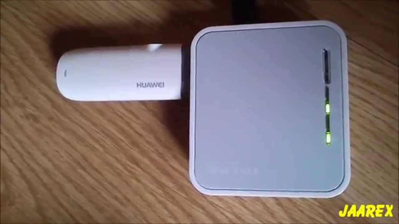 TP-LINK TL-MR3020 i HUAWEI 173 z AERO2 na baterie