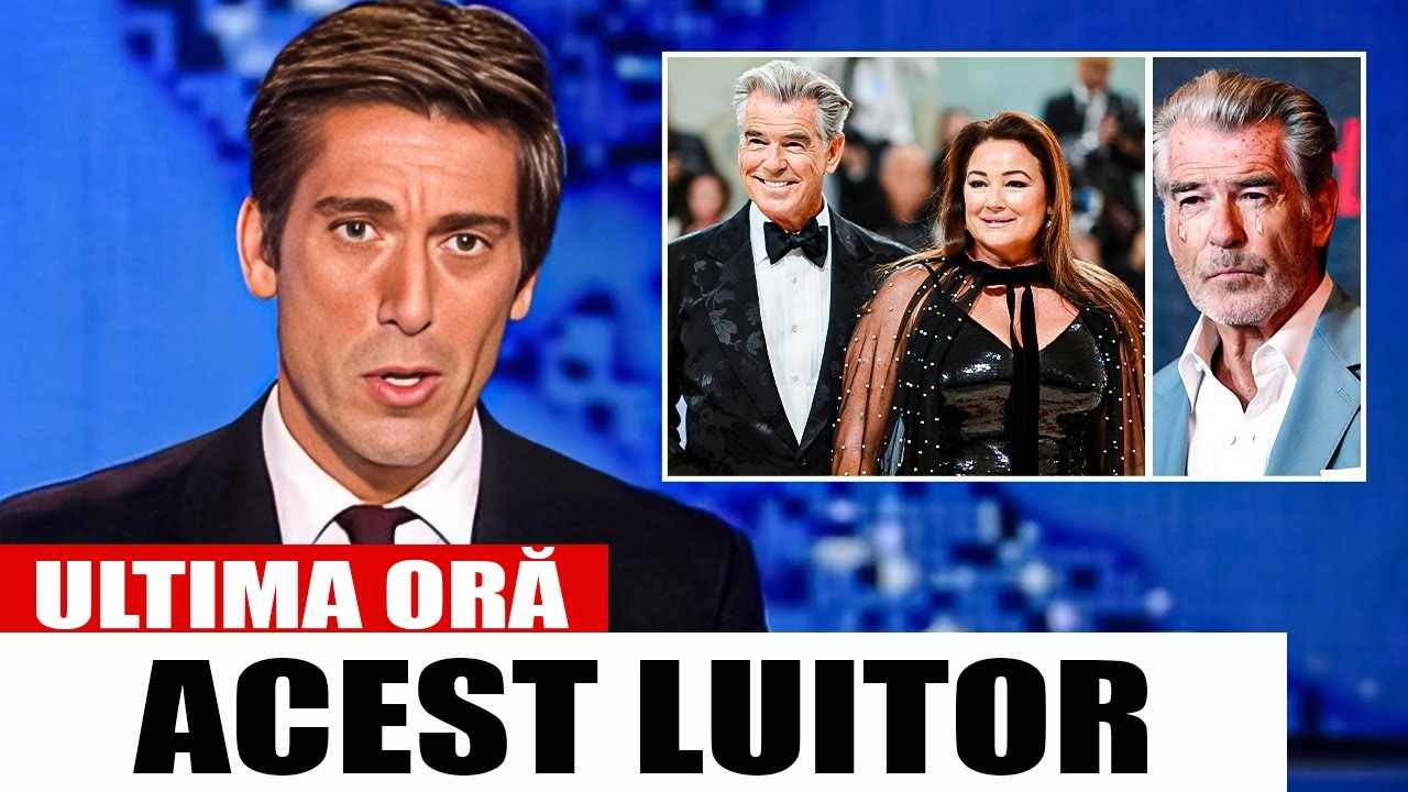 Pierce Brosnan își ia rămas bun după diagnosticul tragic al soției sale