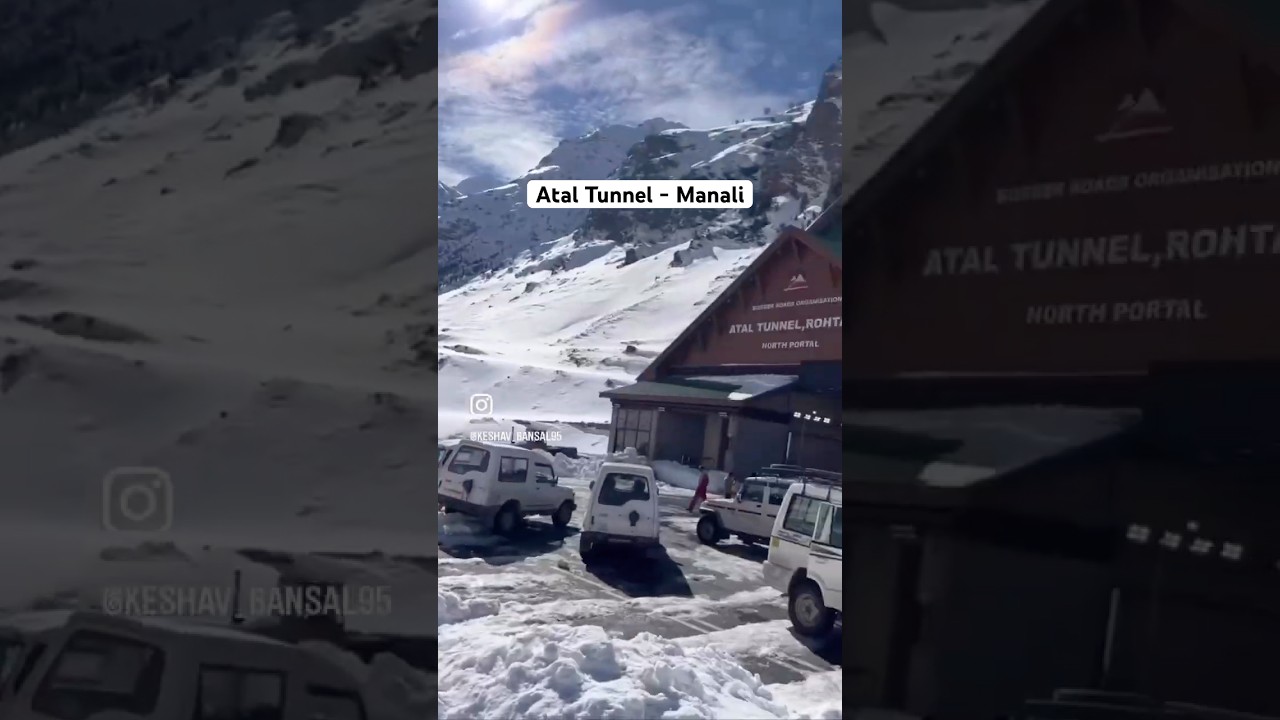 POV: You just crossed Atal Tunnel ❄️ 