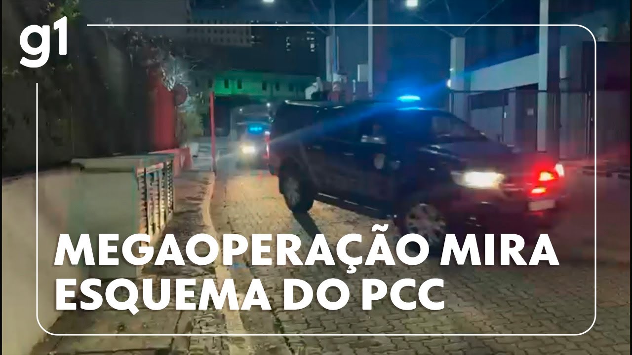 Megaoperação mira braço do PCC no setor de combustíveis com 350 alvos #g1