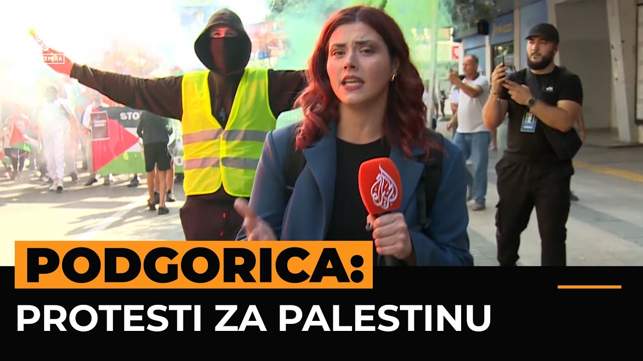Protesti u Podgorici zbog neusvajanja rezolucije o Palestini u Skupštini Crne Gore