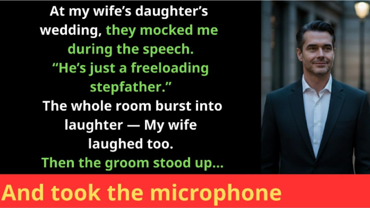 They Laughed at Me at the Wedding… Until They Realized Who Was Paying for Everything