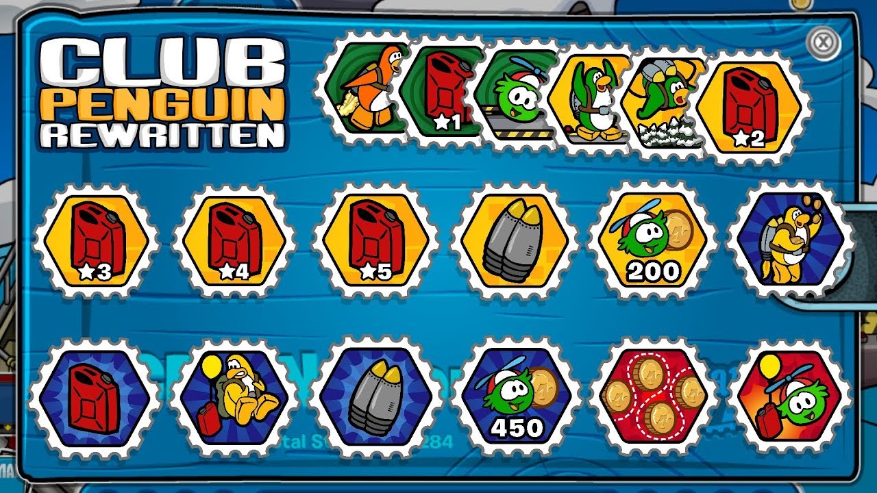 Jet Pack Adventure Stamp Guide!! (Club Penguin Rewritten)