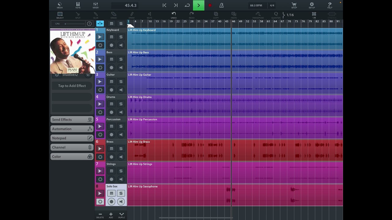 Ron Kenoly ‘Lift Him Up’ - Midi & Audio Stems Version 2 (Link to Purchase In Description Below)