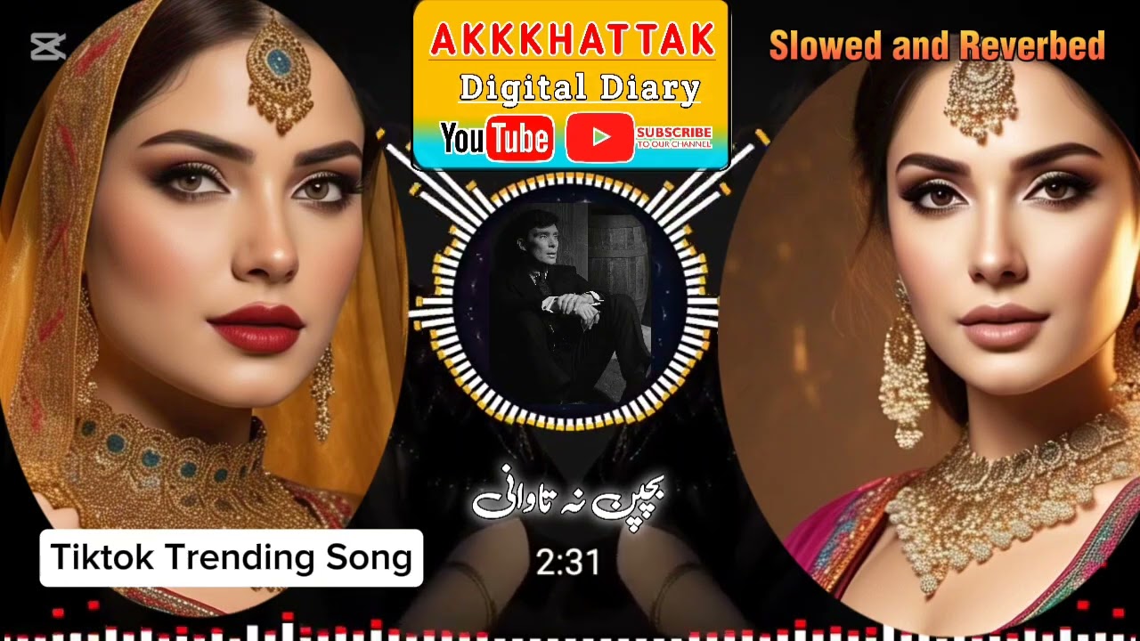 Bachpan Na Tawani | Slowed and Reverbed || Tiktok Trending Song 2025 #pashtosong #trending