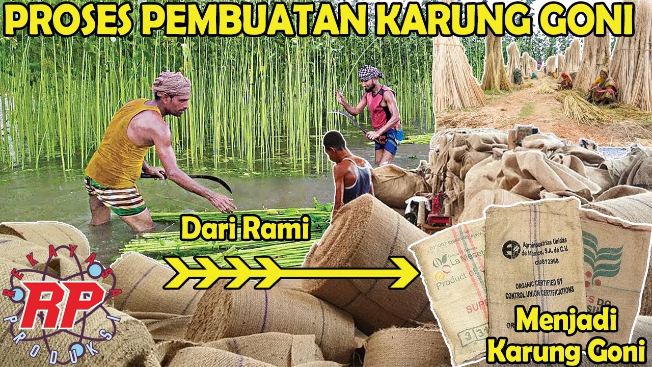 DARI TANAMAN JUTE HINGGA MENJADI KARUNG GONI | KARUNG YANG TAK LEKANG OLEH WAKTU