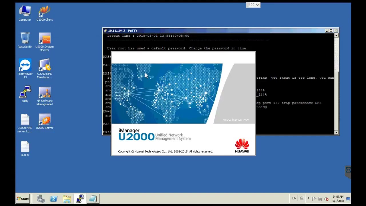 Huawei OLT Add with U2000 R015 Version NMS