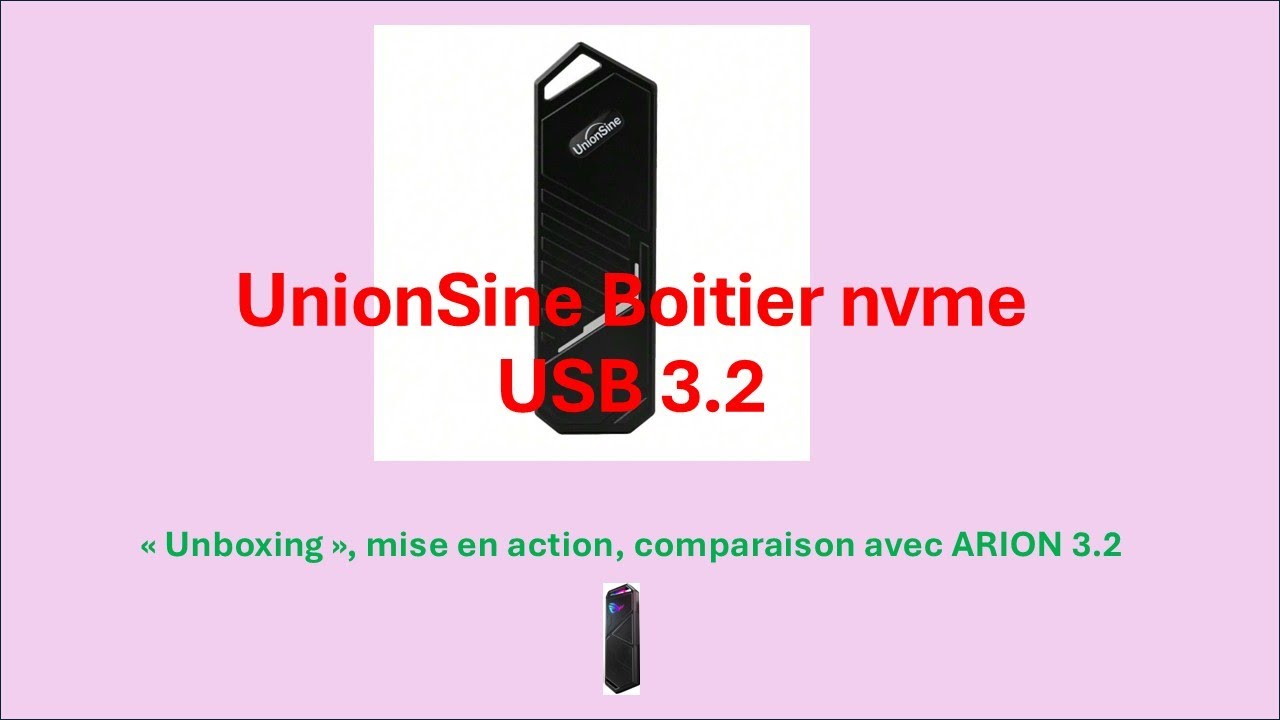 UnionSine boitier nvme USB 3.2 