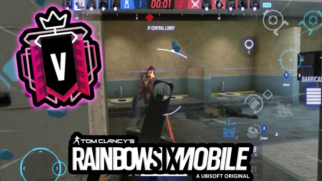 CLOSE GAME KILL FRENZY IN R6 MOBILE RANKED!