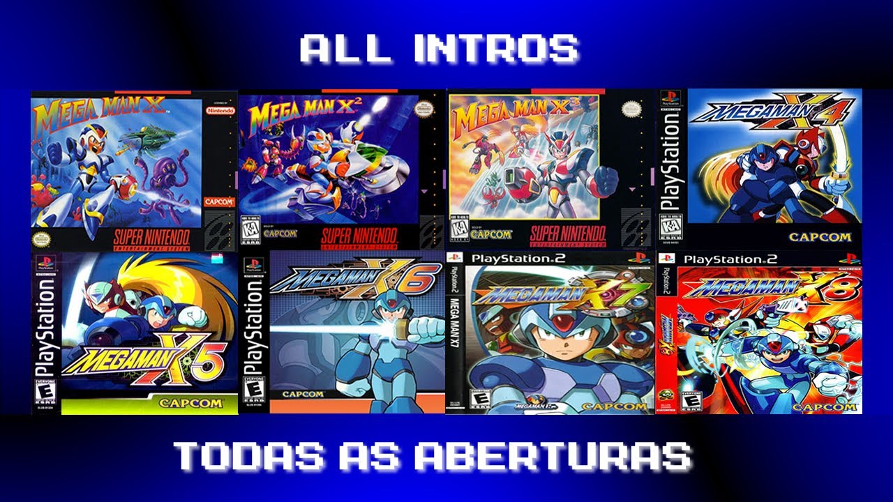 Megaman X: All Intros / Todas Aberturas - HD