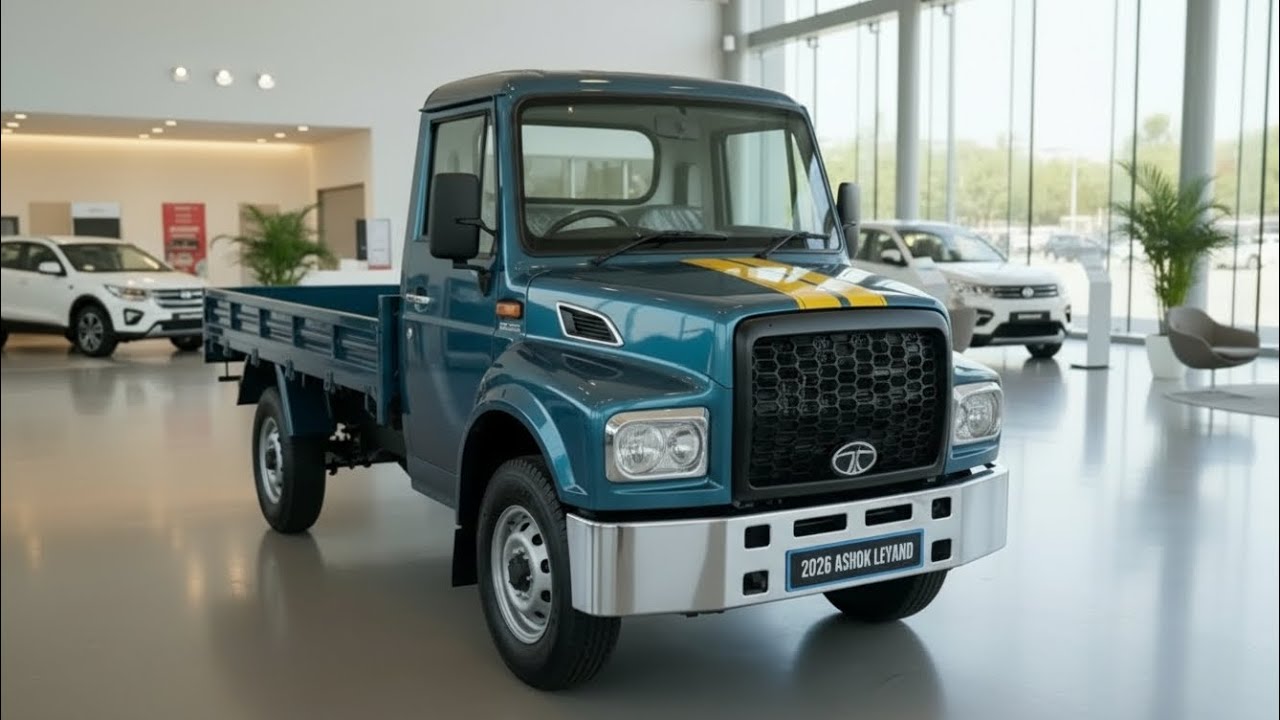 2026 Ashok Leyland Sathi Pro Petrol Mini Truck Loader Review Cyan Color Yellow Racing Line Best  🔥😱💯