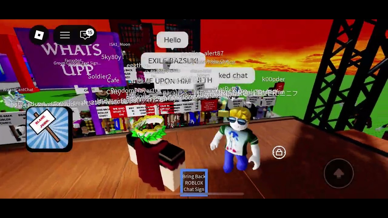 Roblox Chat Protest (2026)