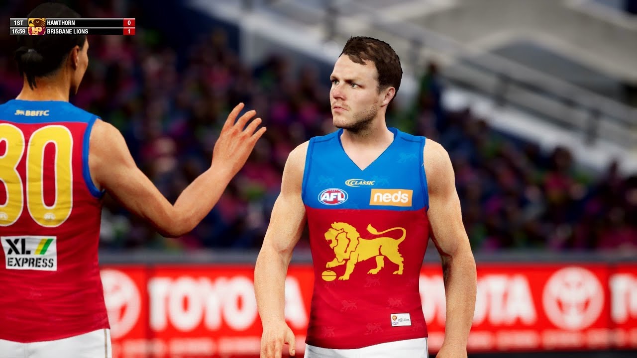 AFL Evolution 2 - Hawthorn vs Brisbane Lions - PS4 Gameplay