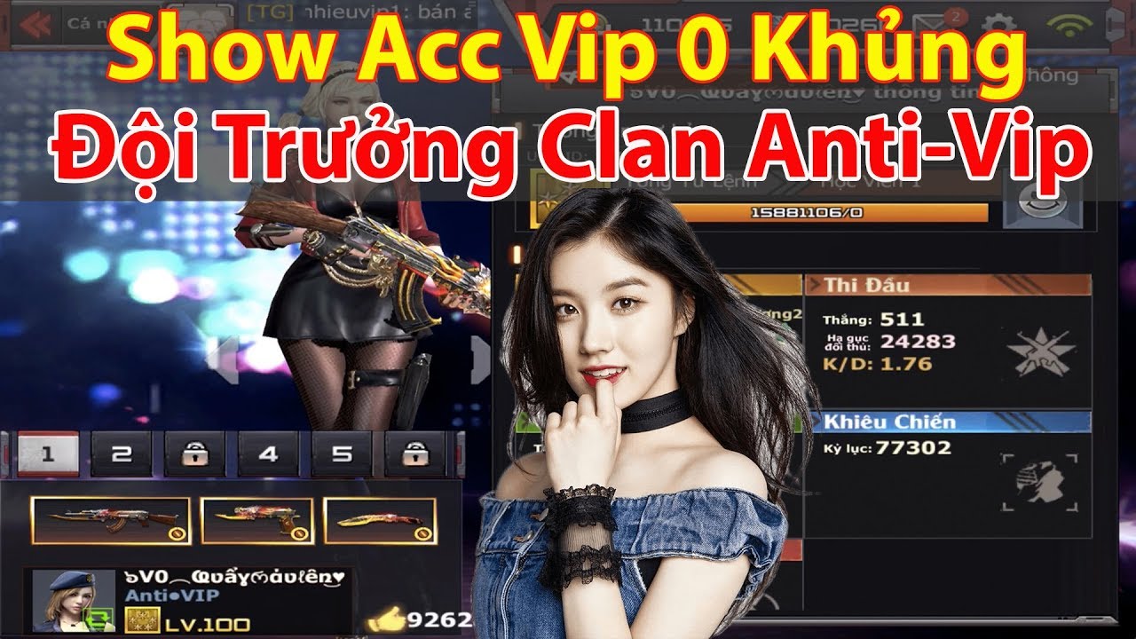 B&igrave;nh Luận CFL | #5 Show Acc Vip 0 Khủng Của Đội Trưởng Clan Anti-Vip | Phi&ecirc;u AG ✔️