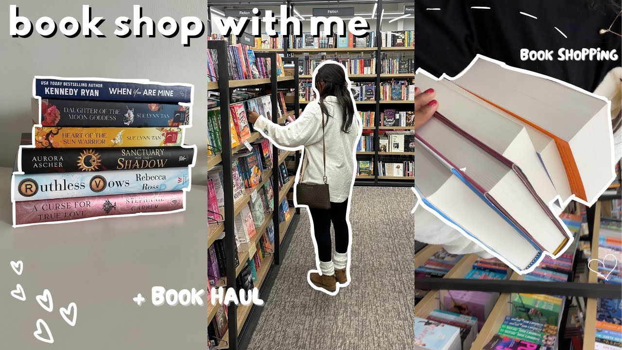 book shop with me!! 📚 barnes and noble vlog + haul !!