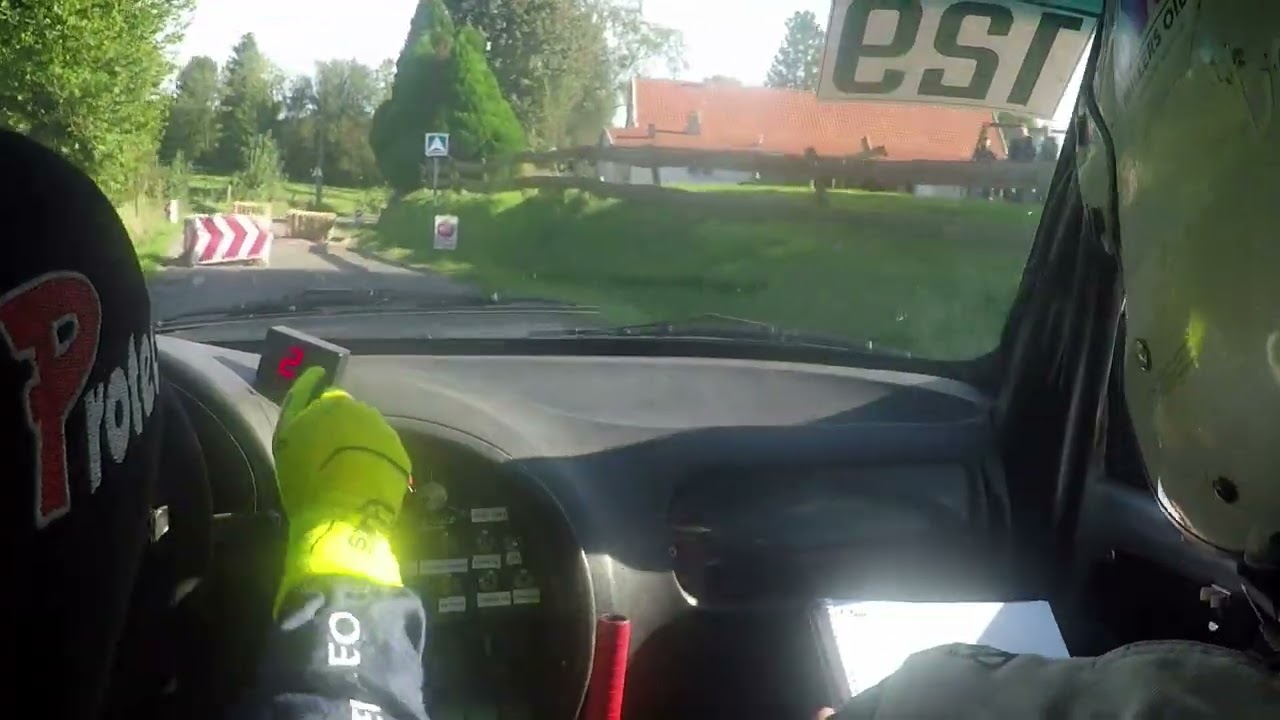 Rallye Charlemagne 2024 - ES11 Le trou des Sarrazins - Clara Hapka / Alex Desquiret - Citroen Saxo