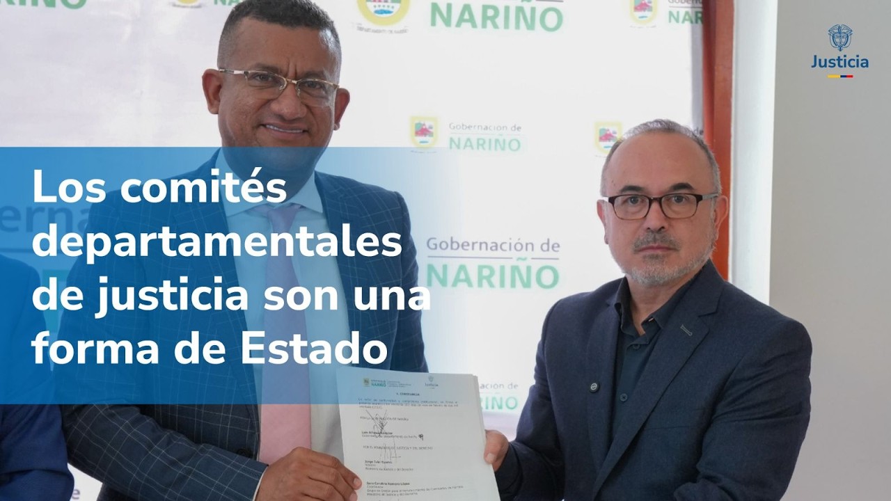 Los comités departamentales de justicia son una forma de Estado