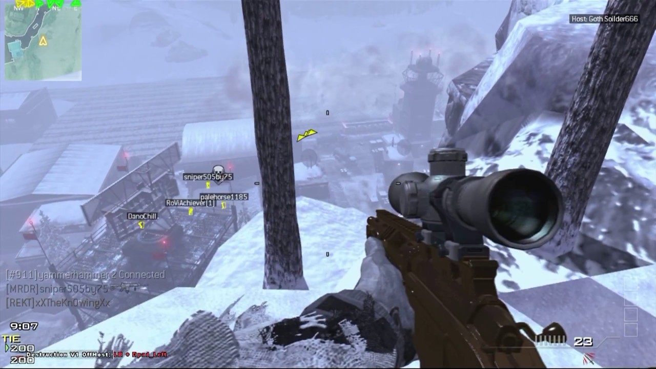 MMAMichaelB - MW3 - Destruction V1 Mod Menu - Rank Up/Unlock All Lobby & Fun - Outpost - [HD]