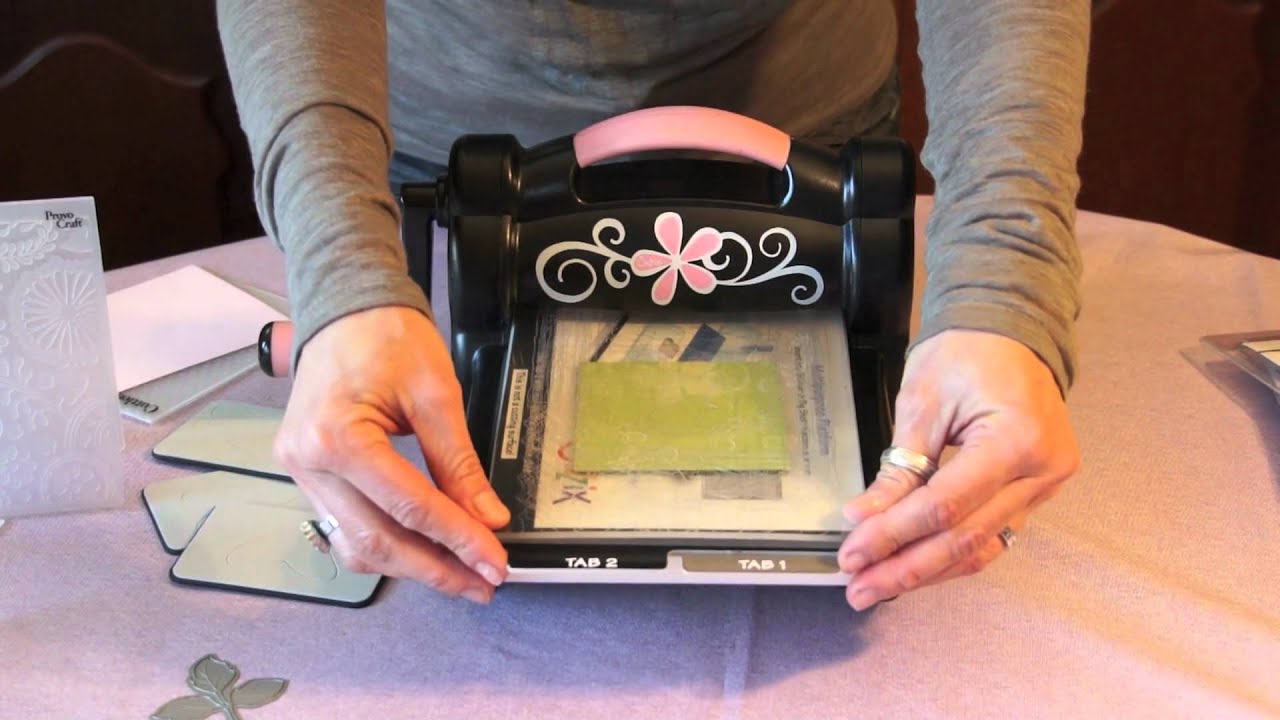 Come usare la Big Shot: fustelle ed embossing folders