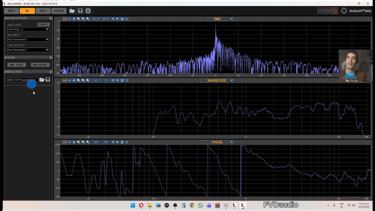 Impulse Response (IR) en Procesadores (DSP) de Audio