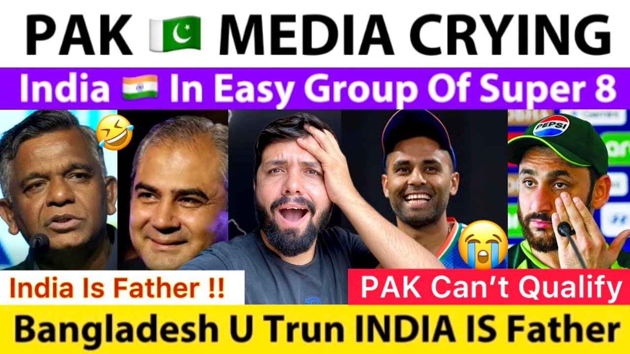 PAK Crying 😭 Why India 🇮🇳 In Easy Group Of Super 8 In WC 2026 ? Bangladesh U Trun With India