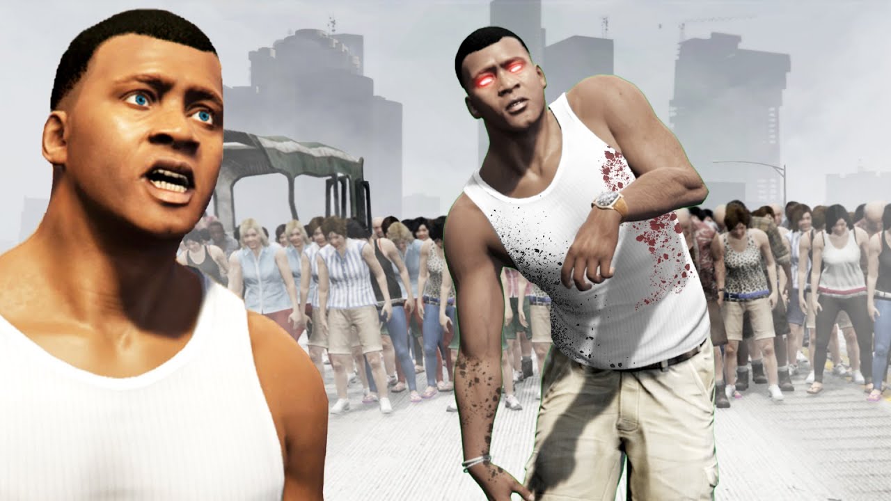 GTA 5 - FRANKLIN verwandelt sich in ein ZOMBIE!!