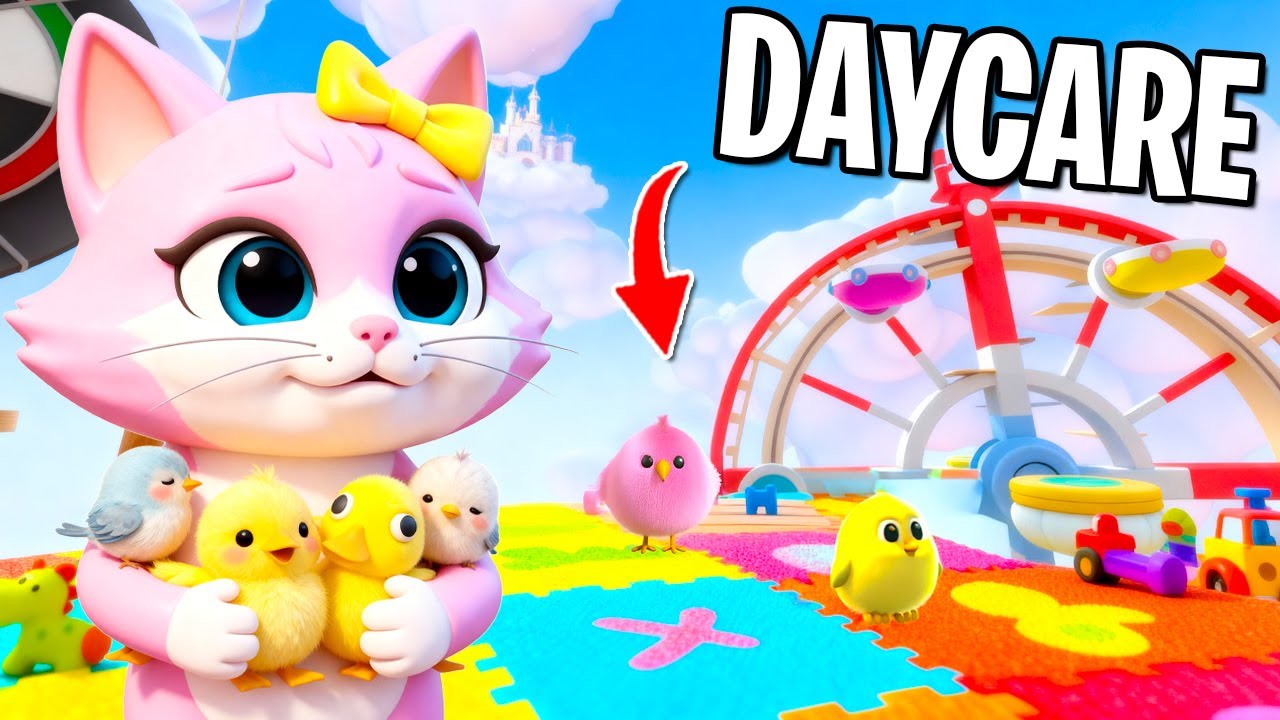 🩷Building a DAYCARE for my BABY BIRDS! 🐦 (I am Cat VR Multiplayer)