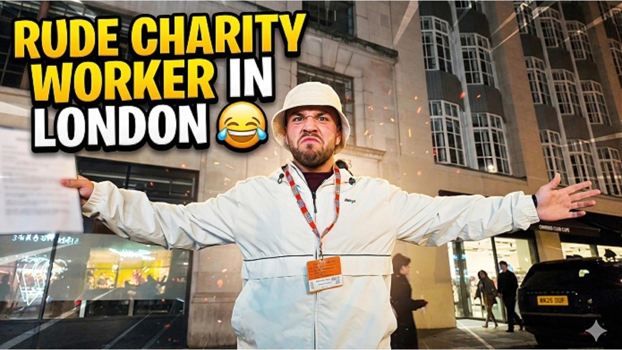 Rude charity worker in London Part 3