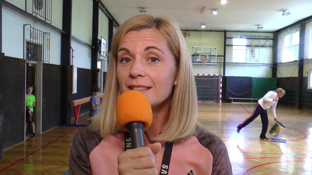 Predstavitev igre ŠKL Tee Ball na OŠ Otočec