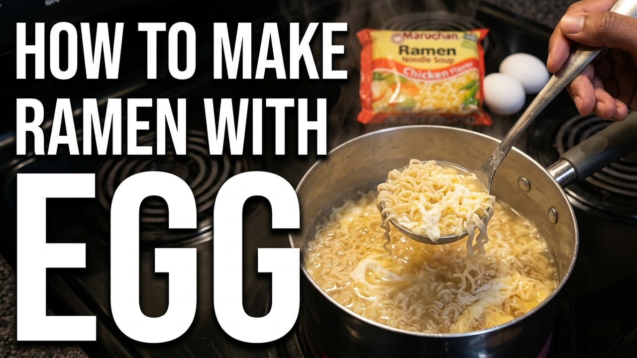How to make Ramen Noodles with Egg