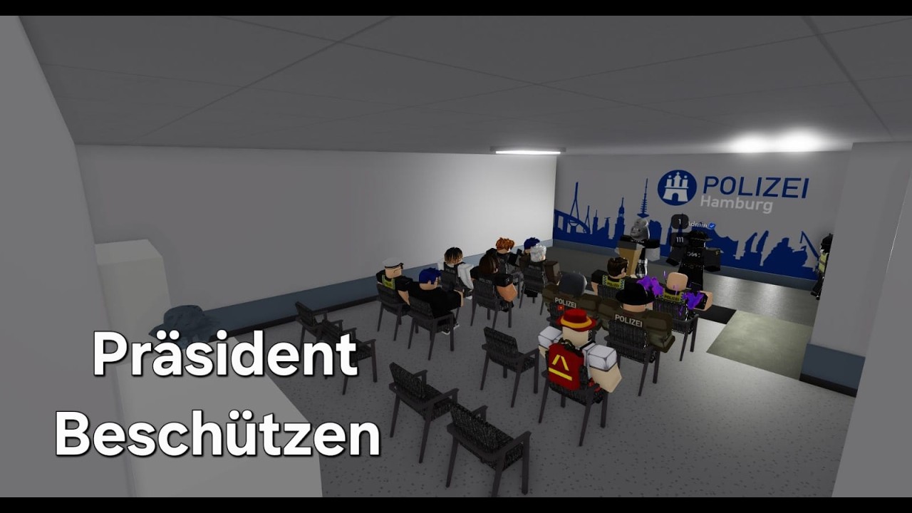 Ich Beschütze den Präsident in Notruf Hamburg! (ROBLOX)