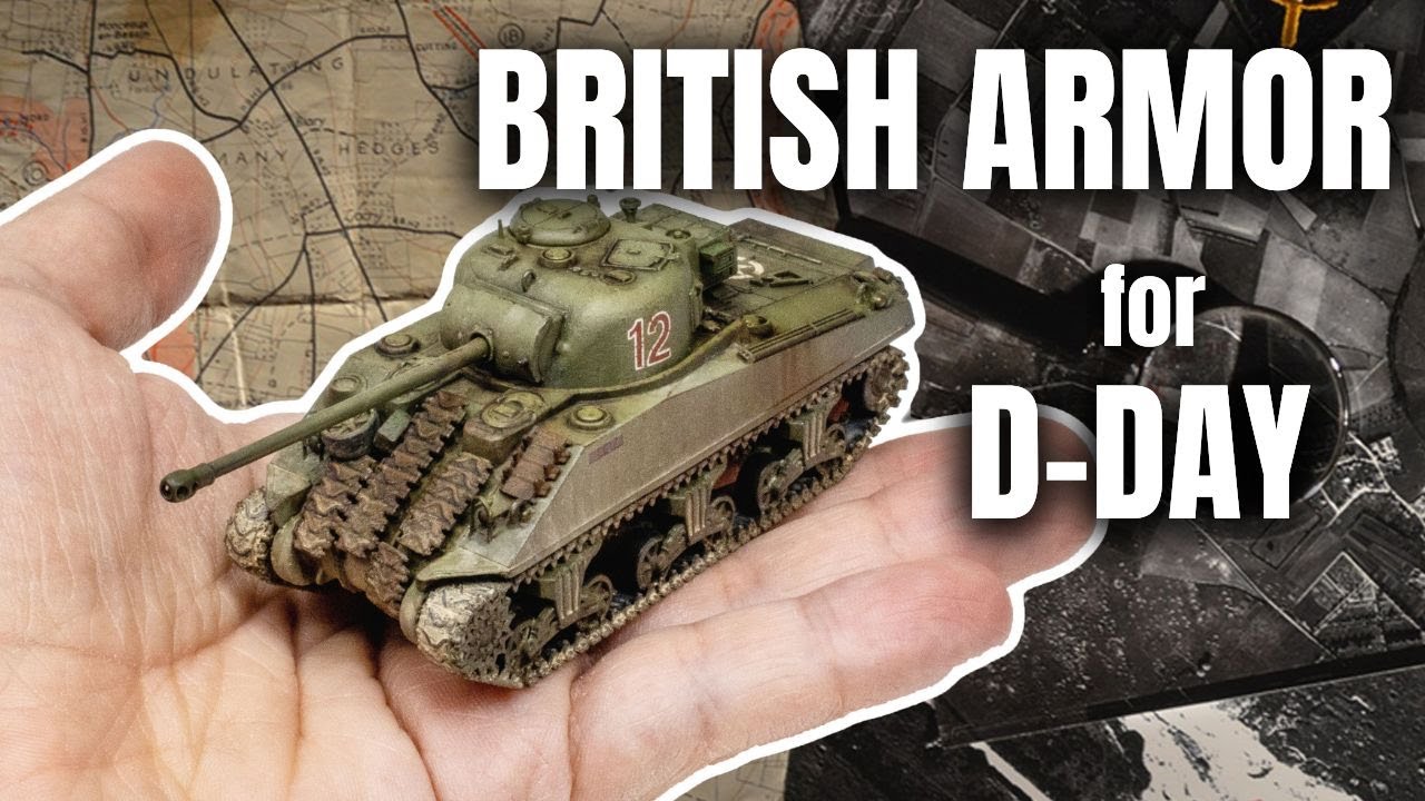 Full PAINTING & WEATHERING British D Day tank - Airfix 1/72