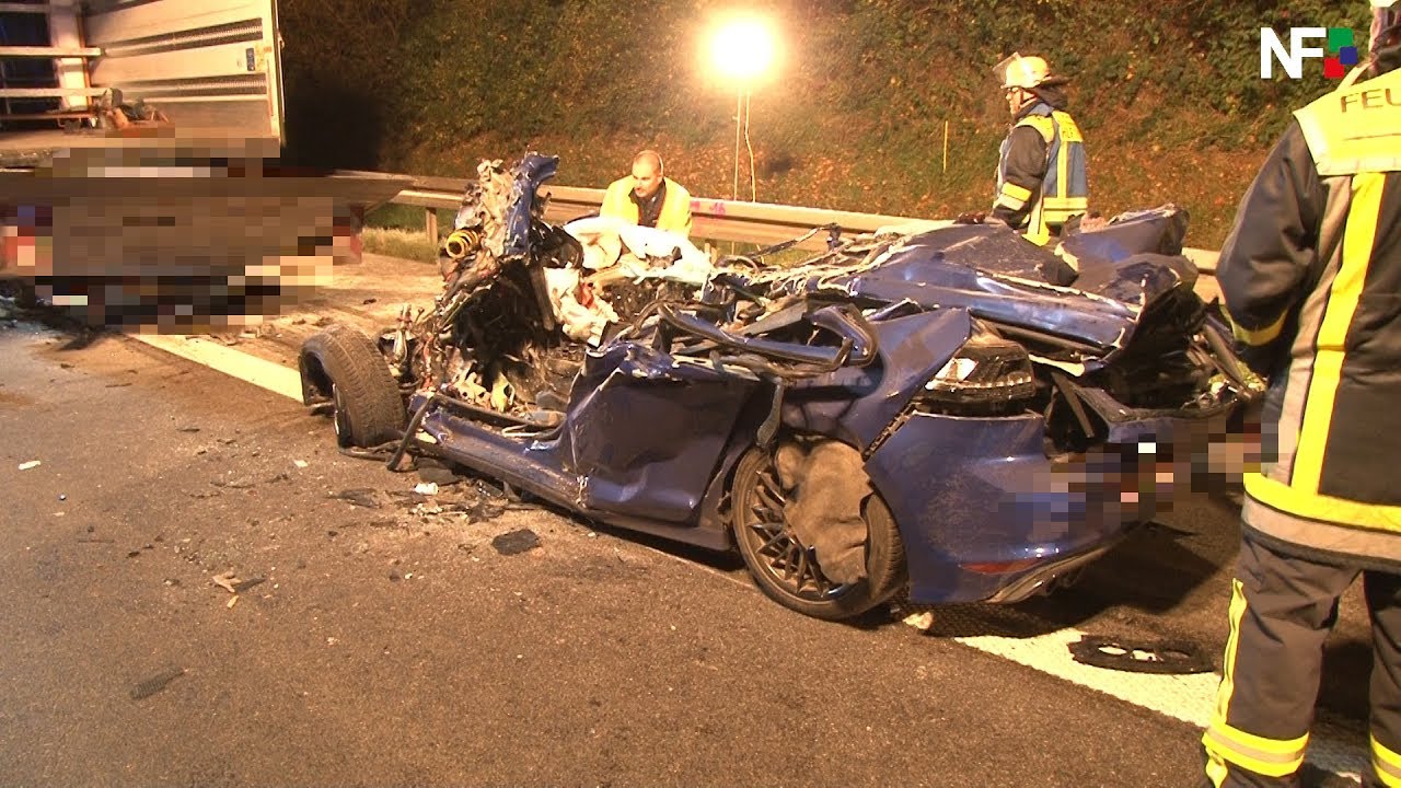 17.10.2017 - Tödlicher Unfall auf der Autobahn bei Kirchheim