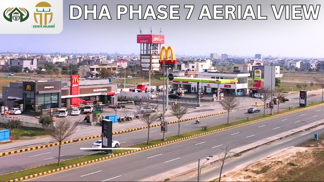 Aerial View of DHA Lahore Phase 7 | Stunning Drone Footage