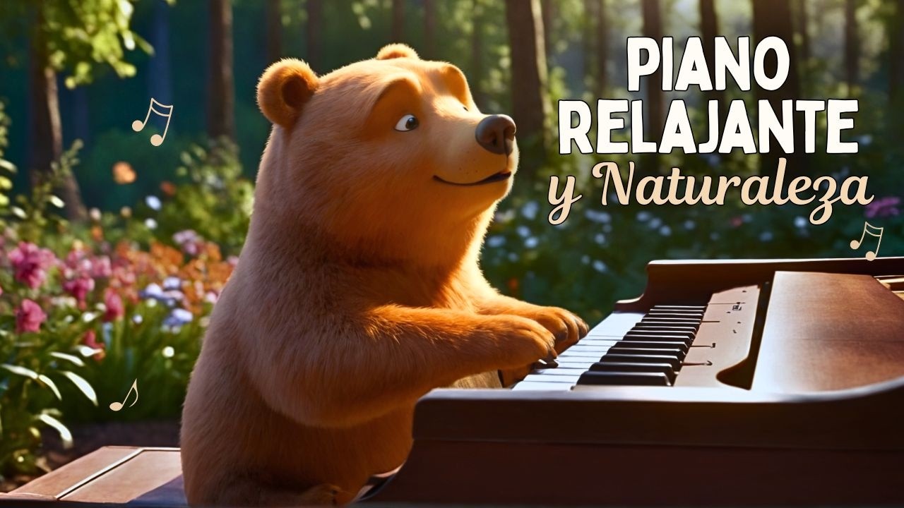 Piano Relajante con Sonidos de la Naturaleza - Calma Profunda y Relajación Total 🎶🌿
