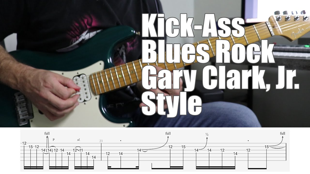 Kick-Ass Blues Rock Licks Over Gary Clark, Jr. Style Track with Tabs (full lesson in description)