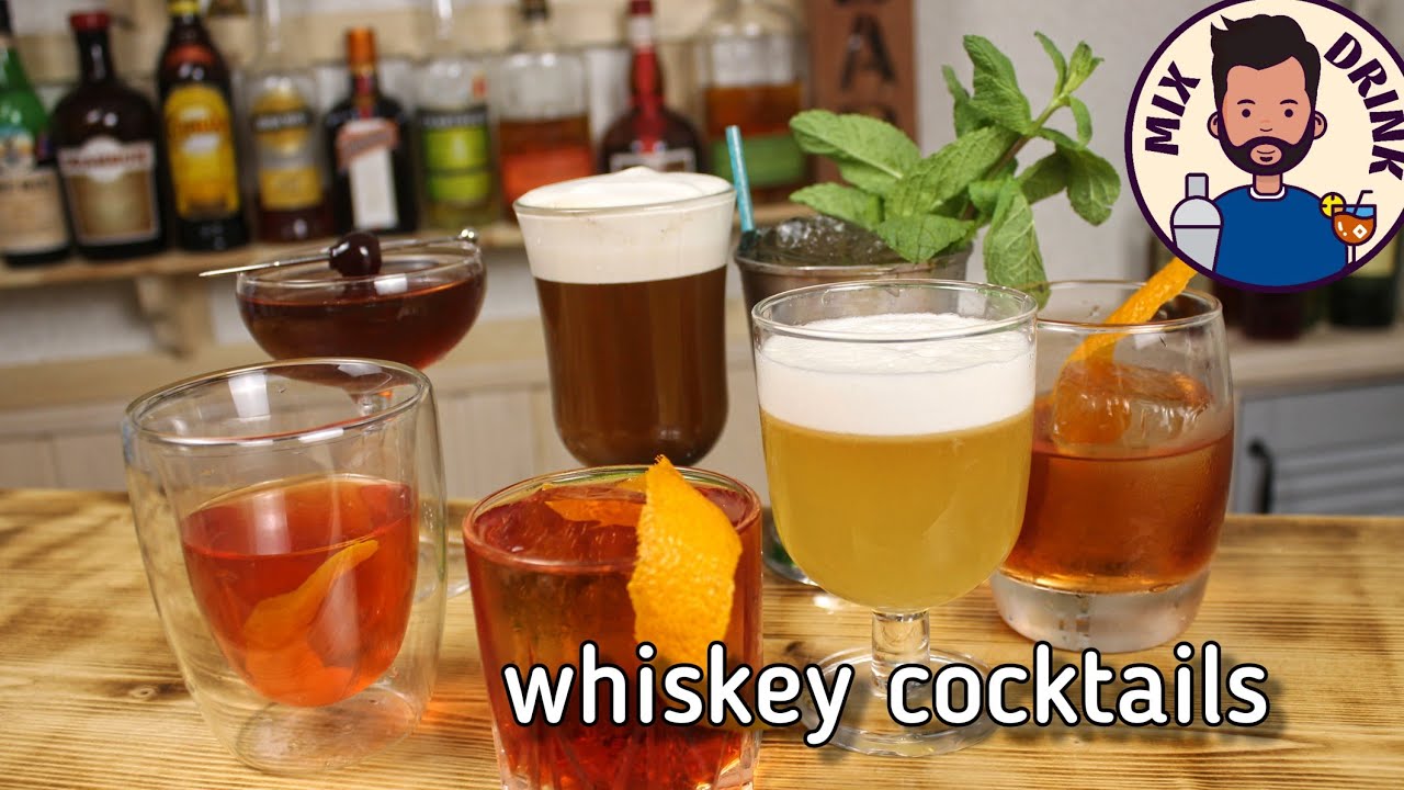ЛУЧШИЕ ВИСКИ коктейли - Олд Фешн и Сауэр, BEST Whiskey cocktails