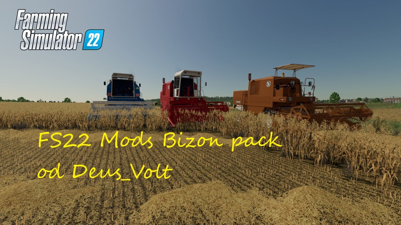 FS22 Mods Bizon pack od Deus Volt
